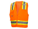 PYRAMEX Vests RVZ24 Series Working Vests, PK of 12