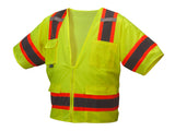 PYRAMEX Vests RVZ34 Series Working Vests, PK of 12