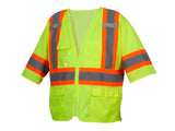 PYRAMEX Vests RVZ36 Series Working Vests, PK of 12