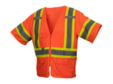 PYRAMEX Vests RVZ36 Series Working Vests, PK of 12