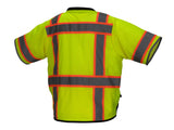 PYRAMEX Vests RVZ37B Series Working Vests, PK of 12