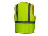 PYRAMEX Vests RVZ40 Series Working Vests, PK of 12