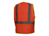 PYRAMEX Vests RVZ40 Series Working Vests, PK of 12