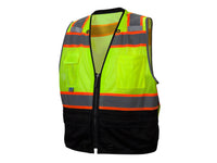 PYRAMEX Vests RVZ44B Series Working Vests, PK of 12