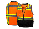 PYRAMEX Vests RVZ44B Series Working Vests, PK of 12