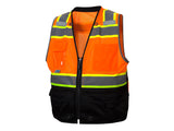 PYRAMEX Vests RVZ44B Series Working Vests, PK of 12