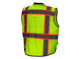 PYRAMEX Vests RVZ46B Series Working Vests, PK of 12