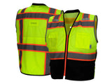 PYRAMEX Vests RVZ46B Series Working Vests, PK of 12