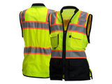 PYRAMEX Vests RVZF61 Series Women's Vest Working Vests, PK of 12