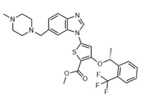 MSE PRO (R)-methyl 5-(6-((4-methylpiperazin-1-yl)methyl)-1H-benzo[d]imidazol-1-yl)-3-(1-(2-(trifluoromethyl)phenyl)ethoxy)thiophene-2-carboxylate