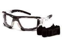 PYRAMEX Sealed Fyxate™ Foam Padded Safety Glasses, PK of 12