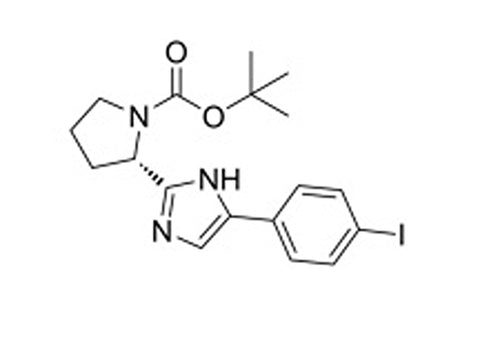 MSE PRO (S)-tert-Butyl 2-(5-(4-iodophenyl)-1H-imidazol-2-yl)pyrrolidine-1-carboxylate