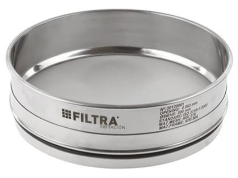 FILTRA Test Sieve - SS Sieve with SS mesh, 75 x 27mm