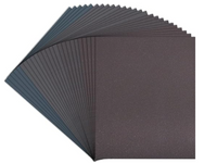 MSE PRO Square Silicon Carbide Metallographic Sandpaper, 50 Sheets/Pack