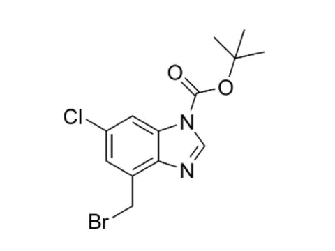 MSE PRO Tert-butyl 4-(bromomethyl)-6-chloro-1H-benzo[d]imidazole-1-carboxylate