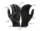 PYRAMEX Tactical Gloves VGTG10 Series - Compression Fit Training Glove Tactical Gloves, PK of 12