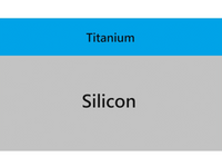 MSE PRO 4 inch Titanium (Ti) Thin Film on Silicon Wafer