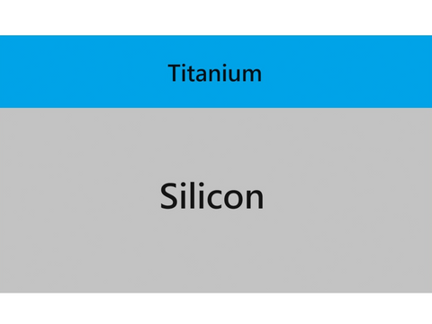 MSE PRO 4 inch Titanium (Ti) Thin Film on Silicon Wafer