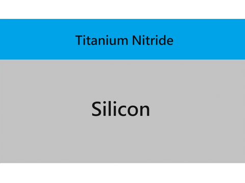 MSE PRO 4 inch Titanium Nitride (TiN) Thin Film on Silicon Wafer