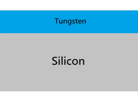 MSE PRO 4 inch Tungsten (W) Thin Film on Silicon Wafer