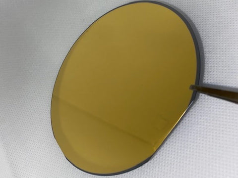 Silicon wafer coated with gold | 100-nm Au | Pack of 1