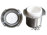 MSE PRO Y-Stabilized Zirconia Milling (YSZ) Vacuum Jar for Planetary Mills (All sizes) - MSE Supplies LLC