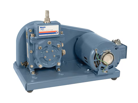 Welch DUOSEAL Two-Stage Rugged Belt Drive Pump: Explosion Proof Motor, 0.9 CFM