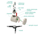 Magnetic Mount Front Contact Photo-Electrochemical Cell