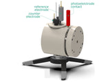 Magnetic Mount Front Contact Photo-Electrochemical Cell