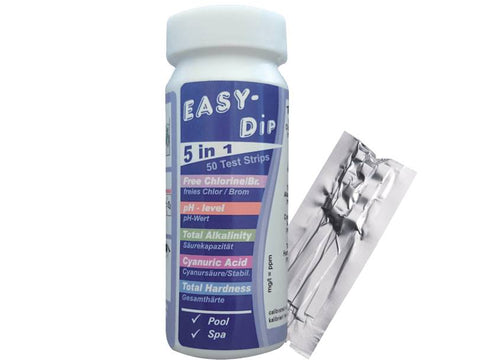 MSE PRO 50 Test Strips Cl/pH/Alk/TH/CYS