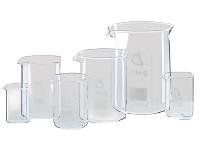 Witeg Set of Beakers Low Form With Spout Midi