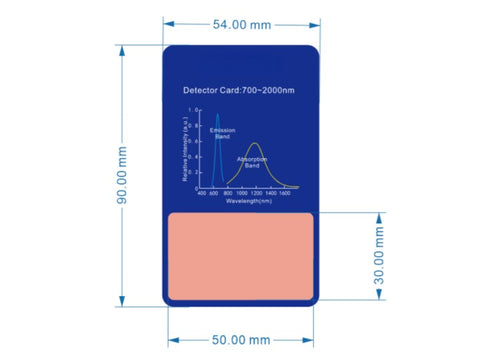 Laser Obseveration Card (Absorption Band:700-2000nm, Emission Band:630nm)