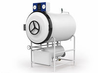 MSE PRO 300L Horizontal Cylindrical Pressure Autoclave - MSE Supplies LLC