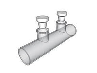 MSE PRO Cylinder Type Cuvettes With Stopper, 20mm Path Length, Optical Glass (340nm-2500nm)