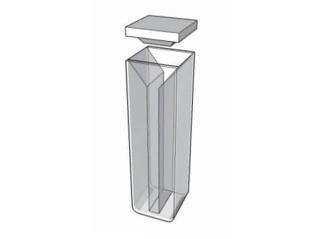 MSE PRO Micro Cuvettes With White Walls And Lid, 30mm Path Length, IR Quartz Glass (250nm-3500nm)