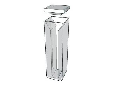 MSE PRO Micro Cuvettes With White Walls And Lid, 40mm Path Length, IR Quartz Glass (250nm-3500nm)