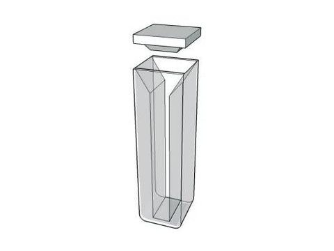 MSE PRO Micro Cuvettes With White Walls And Lid, 5mm Path Length, IR Quartz Glass (250nm-3500nm)