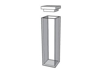 MSE PRO Standard Flat-Bottom Cuvettes With Lid, 20mm Path Length, IR Quartz Glass (250nm-3500nm)