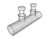 MSE PRO Cylinder Type Cuvettes With Stopper, 20mm Path Length, IR Quartz Glass (250nm-3500nm)