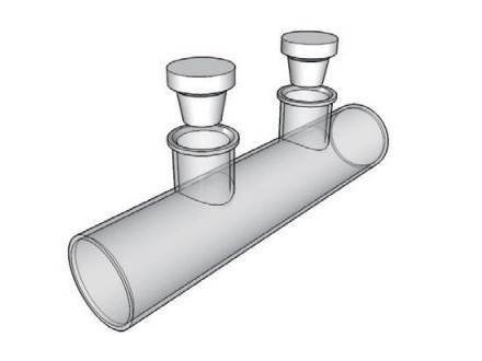 MSE PRO Cylinder Type Cuvettes With Stopper, 50mm Path Length, IR Quartz Glass (250nm-3500nm)