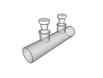 MSE PRO Cylinder Type Cuvettes With Stopper, 100mm Path Length, IR Quartz Glass (250nm-3500nm)