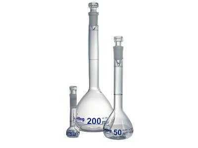 Witeg Volumetric Flasks Class A With ST Blue Graduated