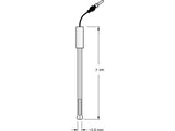 BASi Microelectrode: MPTE Platinum – 25 um Diameter