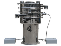 MSE PRO Double-Layer Ultrasonic Rotary Vibrating Sieve, Diameter 760 mm with three sieves (100, 200, 325 mesh)