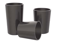 MSE PRO Glassy (Vitreous) Carbon Tapered Crucibles