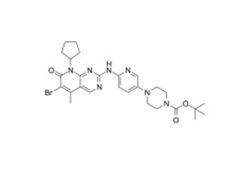 MSE PRO tert-Butyl 4-(6-((6-bromo-8-cyclopentyl-5-methyl-7-oxo-7,8-dihydropyrido[2,3-d]pyrimidin-2- yl)amino)pyridin-3-yl)piperazine-1-carboxylate