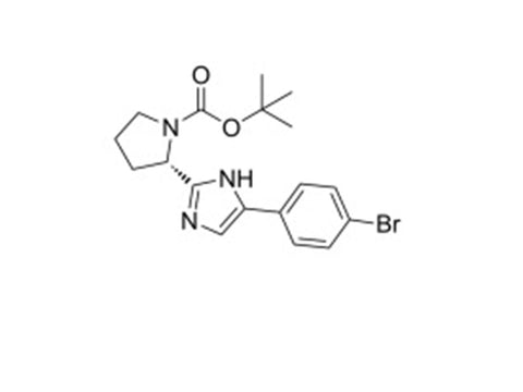 MSE PRO tert-Butyl (2S)-2-[5-(4-bromophenyl)-1H-imidazol-2-yl]pyrrolidine-1-carboxylate