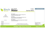 Birch Biotech PRISTINE Water, HPLC Grade